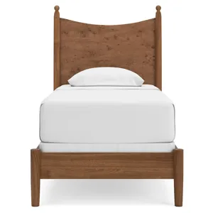 Linden Row Twin Post Panel Bed, Dresser and Mirror