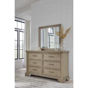 Vallardia Dresser and Mirror