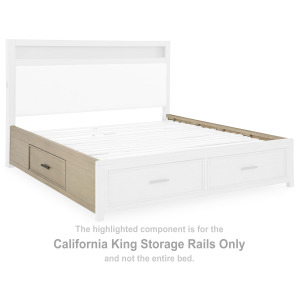 Calmoro California King Storage Rails