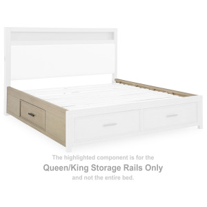 Calmoro Queen/King Storage Rails