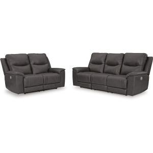 Dearview Power Reclining Loveseat & Sofa Set