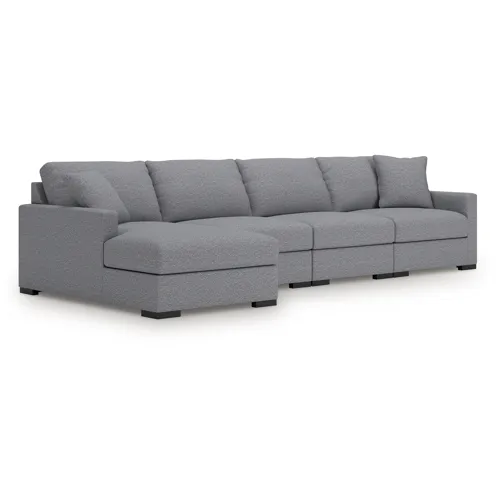 Omaha by Ashley 4-Piece Sectional with Chaise