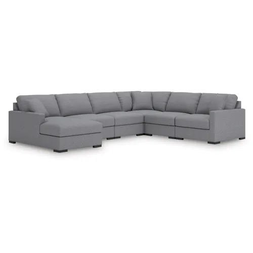 Omaha by Ashley 6-Piece Sectional with Chaise