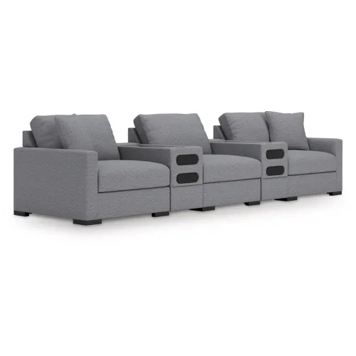 Omaha by Ashley 5-Piece Sectional with Audio Consoles
