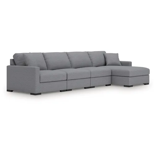 Omaha by Ashley 4-Piece Sectional with Chaise