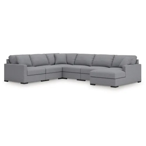 Omaha by Ashley 6-Piece Sectional with Chaise