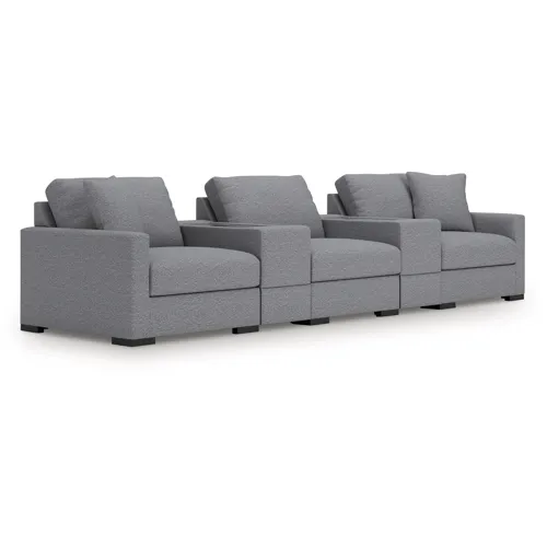 Omaha by Ashley 5-Piece Sectional with Storage Consoles