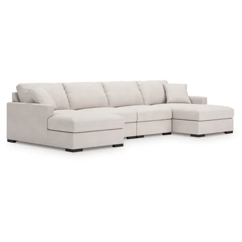 Omaha by Ashley 4-Piece Sectional with Chaise