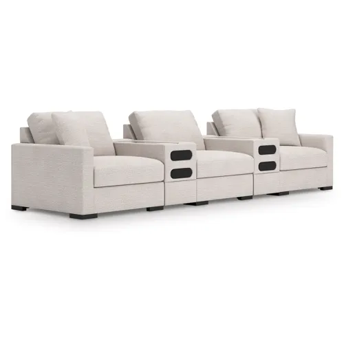 Omaha by Ashley 5-Piece Sectional with Audio Consoles
