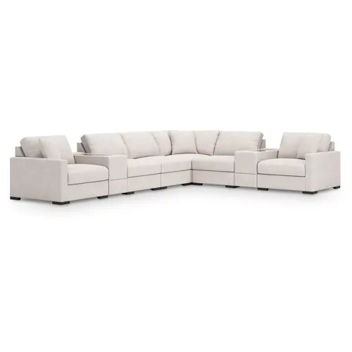Omaha by Ashley 8-Piece Sectional with Storage Consoles