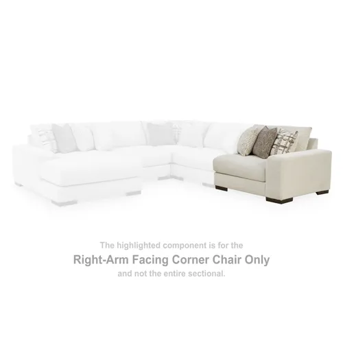 Barrelton Right-Arm Facing Corner Chair