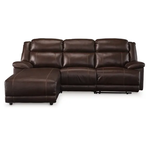 VonKurt 3-Piece Reclining Sofa Chaise