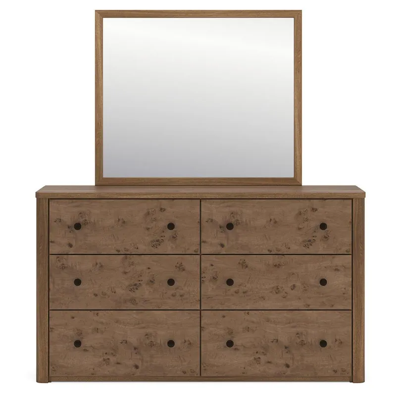 Linden Row Queen Post Panel Bed, Dresser and Mirror