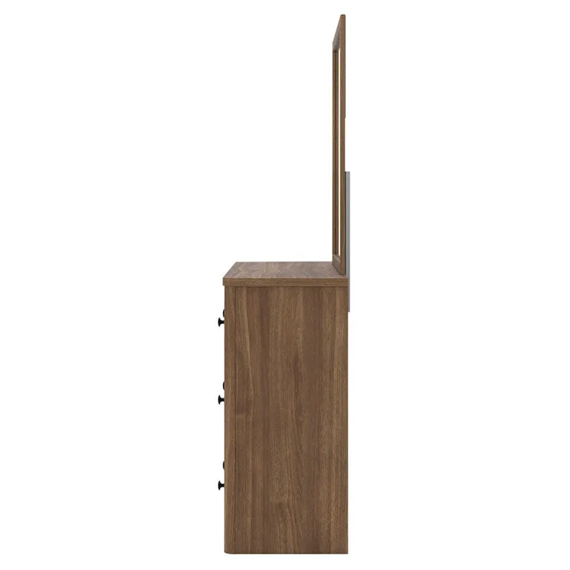 Linden Row Queen Post Panel Bed, Dresser and Mirror