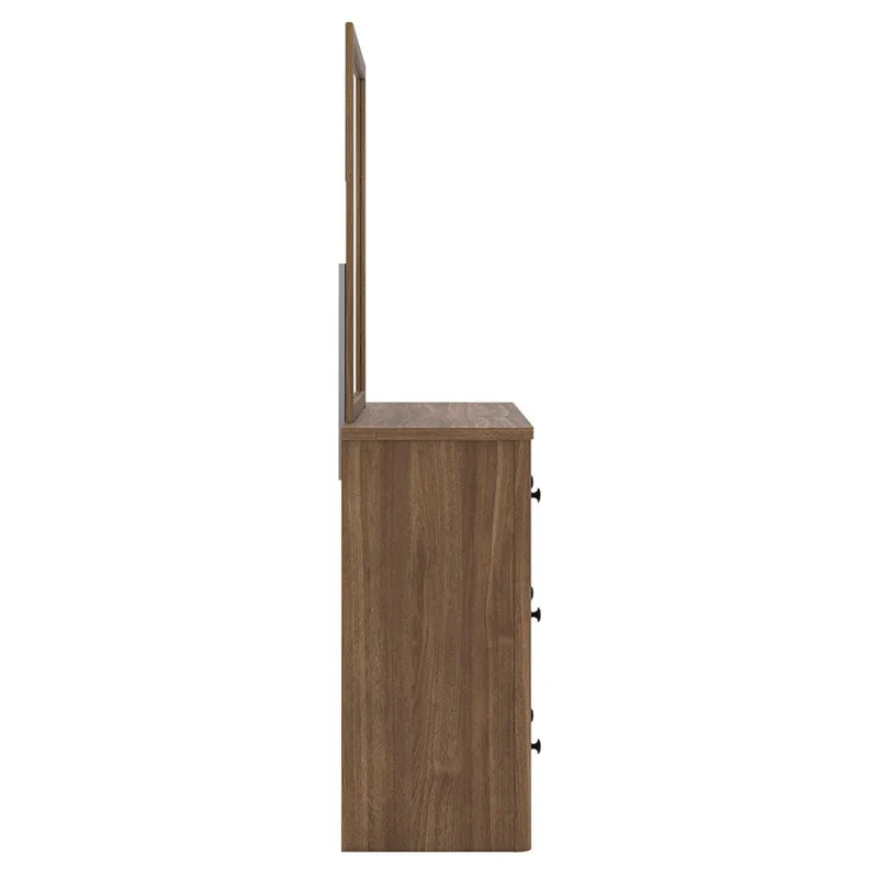 Linden Row Queen Post Panel Bed, Dresser and Mirror