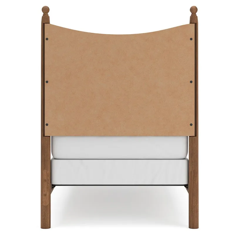 Linden Row Twin Post Panel Bed, Dresser and Mirror