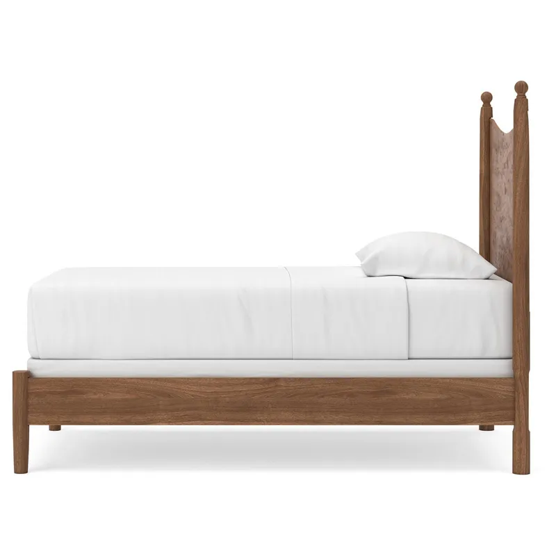 Linden Row Twin Post Panel Bed, Dresser and Mirror