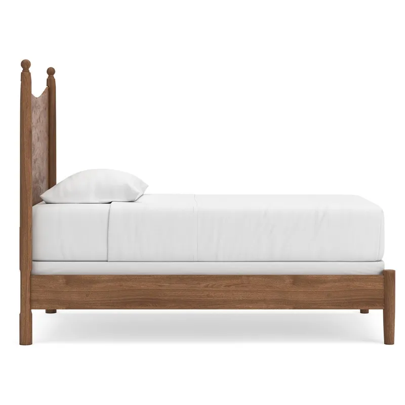Linden Row Twin Post Panel Bed, Dresser and Mirror