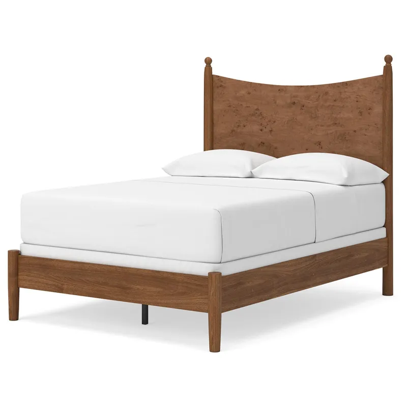 Linden Row Full Post Panel Bed, Dresser and Mirror