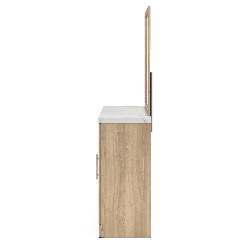 Holloway Queen Panel Bed, Dresser and Mirror