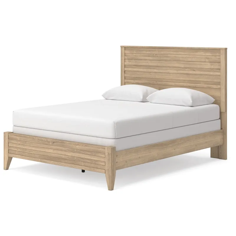 Holloway Queen Panel Bed, Dresser and Mirror