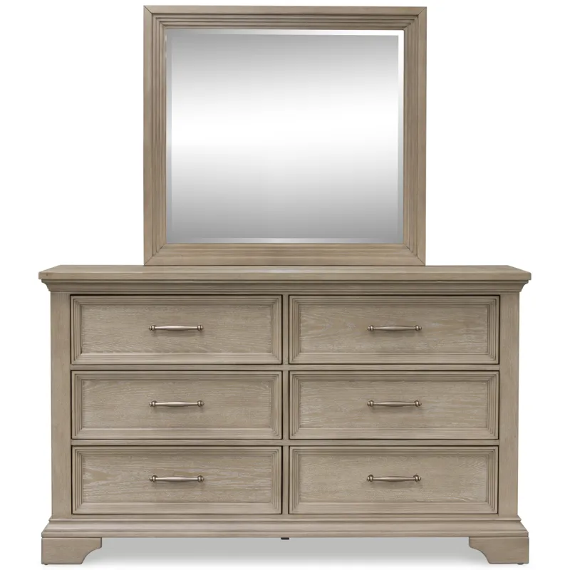 Vallardia Dresser and Mirror