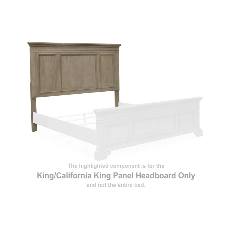 Vallardia King/California King Panel Headboard B486-58 at Ashley
