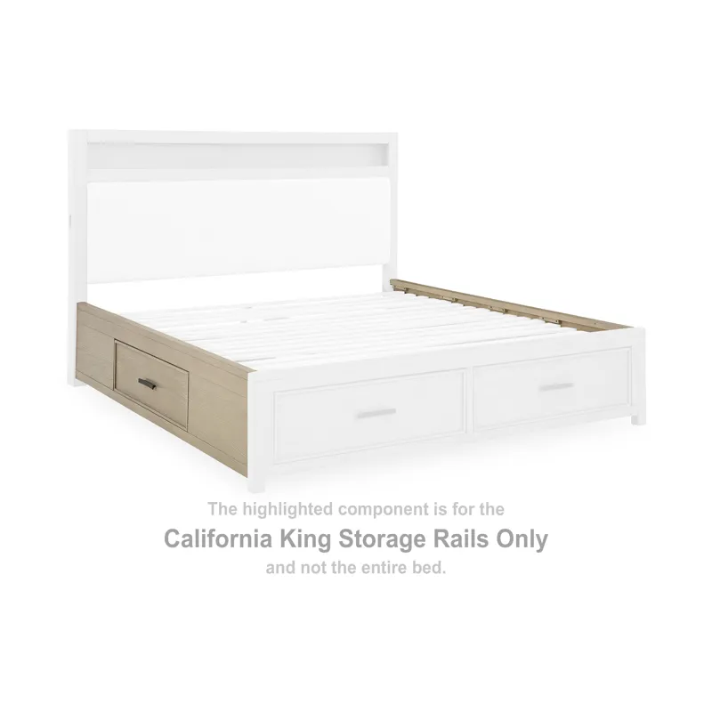 Calmoro California King Storage Rails