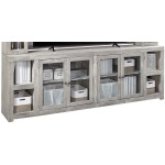 Avery Loft Limestone 97" Console w/ 4 Doors