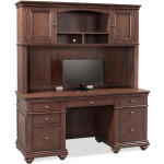 66" Credenza Desk & Hutch