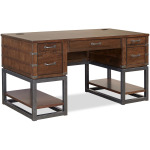 61" Pedestal Desk