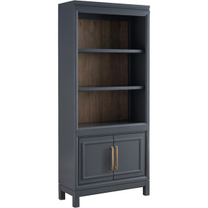 Alexander Door Bookcase - Midnight