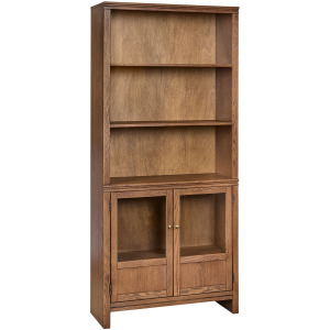 Sandro 76" Bookcase w/ 2 Doors