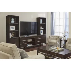 Sutton Round Accent Table - French Roast