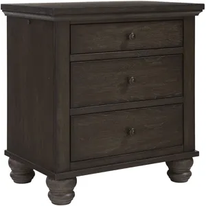 Cambridge 5 PC  Sleigh Storage Bedroom Set - Cracked Pepper