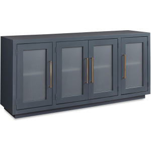 Perry 66" Console w/4 Doors - Malta Blue