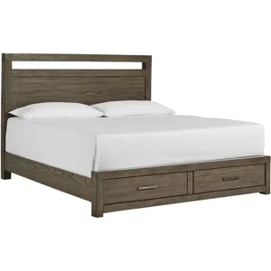 Modern Loft King Storage Bed