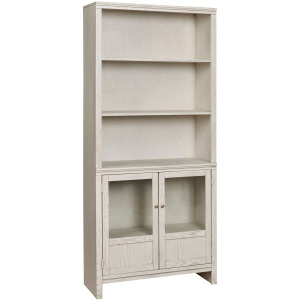 Sandro 76" Bookcase w/ 2 Doors