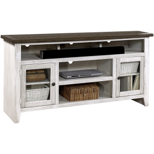 Eastport 65" Console w/ 2 Doors - Drifted White