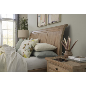 Cambridge King Sleigh Headboard - Modern Khaki