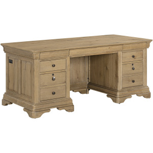 Chateau Philippe 72" Executive Desk - Cognac