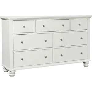 Cambridge Double Dresser - White
