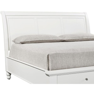 Cambridge Queen Sleigh Headboard - White