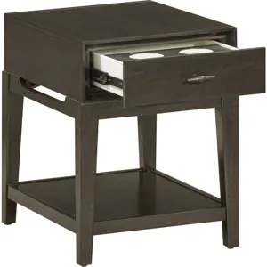 Sutton Chairside Table - French Roast