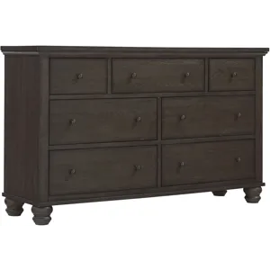 Cambridge 5 PC  Sleigh Storage Bedroom Set - Cracked Pepper