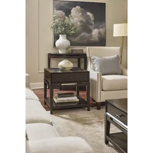 Sutton End Table - French Roast