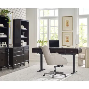 Sutton Door Bookcase - French Roast