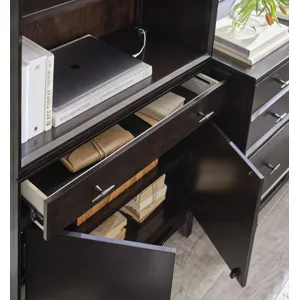Sutton Door Bookcase - French Roast