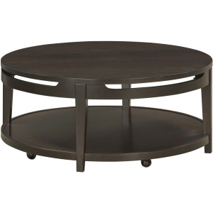 Sutton Round Cocktail Table - French Roast