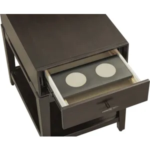 Sutton Chairside Table - French Roast